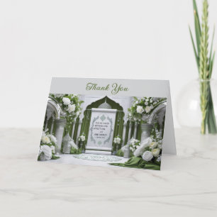 Cartão de Agradecimento Personalizado Islâmico Dob