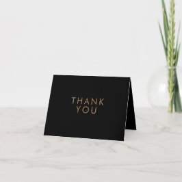 Cartão de Agradecimento Personalizado Minimalista 