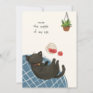 Cartão De Agradecimento [Personalizado] O Dia de um Gato - A Menina dos Me
