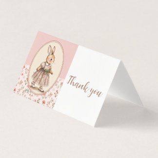 Cartão de Agradecimento Personalizado para Chá de