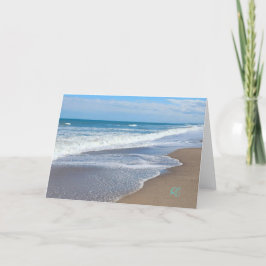 cartão de agradecimento personalizado praia em bra