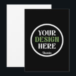 Cartão De Agradecimento personalizado, único, elegante e minimalista<br><div class="desc">Este design é acessível a todos. Sinta-se à vontade para personalizar o logotipo,  imagens,  texto e cores de acordo com suas preferências. Muito obrigado.</div>