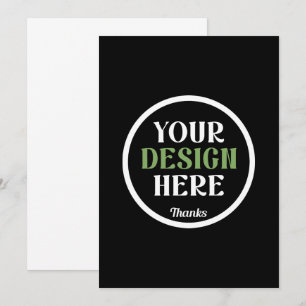 Cartão De Agradecimento personalizado, único, elegante e minimalista