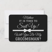 Personalizado "Você Será Meu Padrinho de casamento