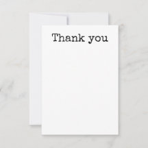 Cartão de Agradecimento Personalizados