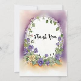 Cartão De Agradecimento Personalizável