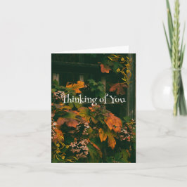 Cartão De Agradecimento Personalize o pensamento da placa na sua pasta