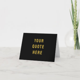 Cartão De Agradecimento Personalize Sua Citação Aqui Texto Personalizado C