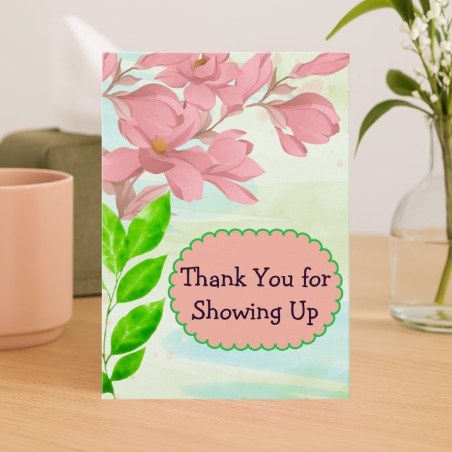 Cartão De Agradecimento Personalized Counseling Appreciation Note – Custom (Criador carregado)