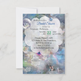 Cartão De Agradecimento Phantasmagoria Fantasy Bridal