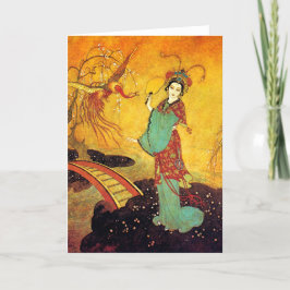 Cartão De Agradecimento Phoenix por Edmund Dulac