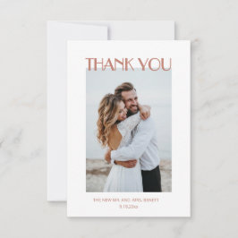 Cartão De Agradecimento Photo | Watercolor Boho 