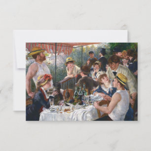 Cartão De Agradecimento Pierre-Auguste Renoir - Almoço dos Remadores