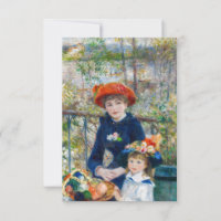 Pierre-Auguste Renoir - Duas irmãs no Terrace