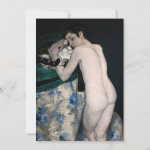 Cartão De Agradecimento Pierre-Auguste Renoir - Menino com um Gato