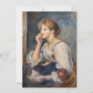 Cartão De Agradecimento Pierre-Auguste Renoir - Mulher com uma Carta