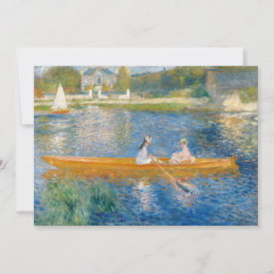 Cartão De Agradecimento Pierre-Auguste Renoir - O Escaler
