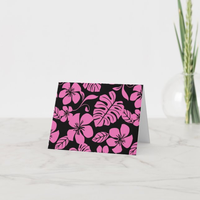 CARTÃO DE AGRADECIMENTO PINK BIKINI (PRETO/PINCO) (Frente)