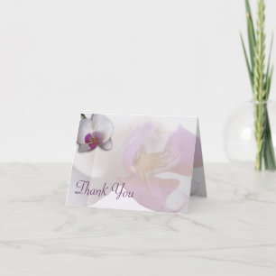 Cartão De Agradecimento Pink Orchid Thank You Card
