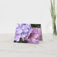 © Pink & Purple Hydrangeas Casamento Obrigado