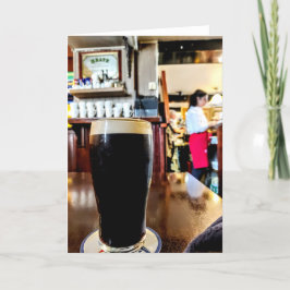 Cartão De Agradecimento Pint of Stout