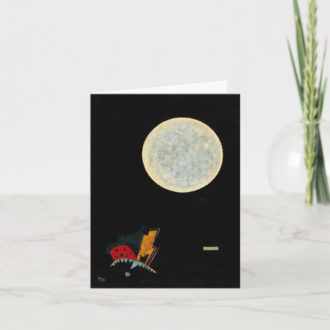 Cartão De Agradecimento Pintura à noite por Wassily Kandinsky (Frente)