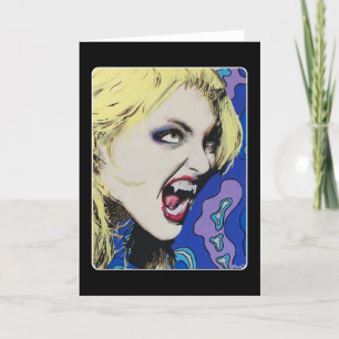 Cartão De Agradecimento Pintura do "Duro de Beijo" numa