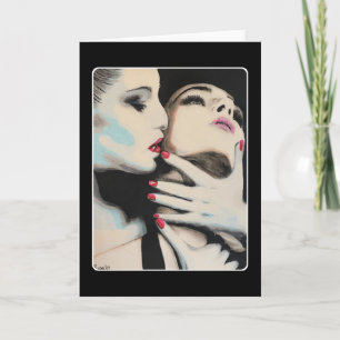 Cartão De Agradecimento 'Pintura 'Nas Sombras' em um
