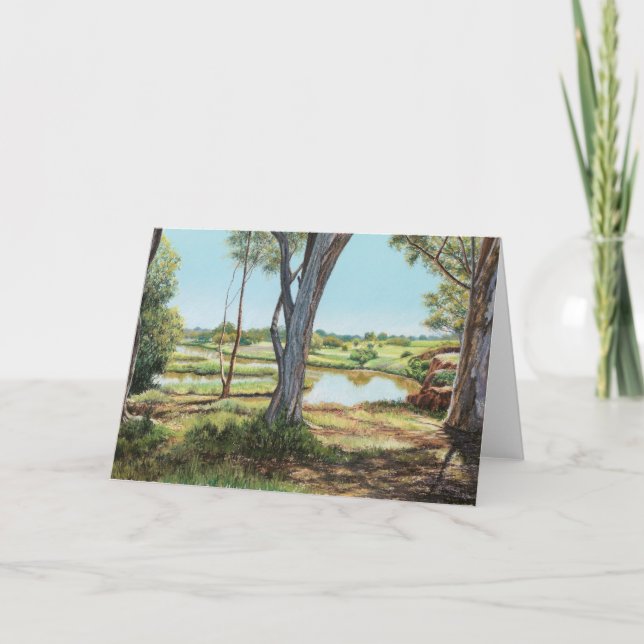 Cartão De Agradecimento Piquenique na Benda do Rio (Frente)