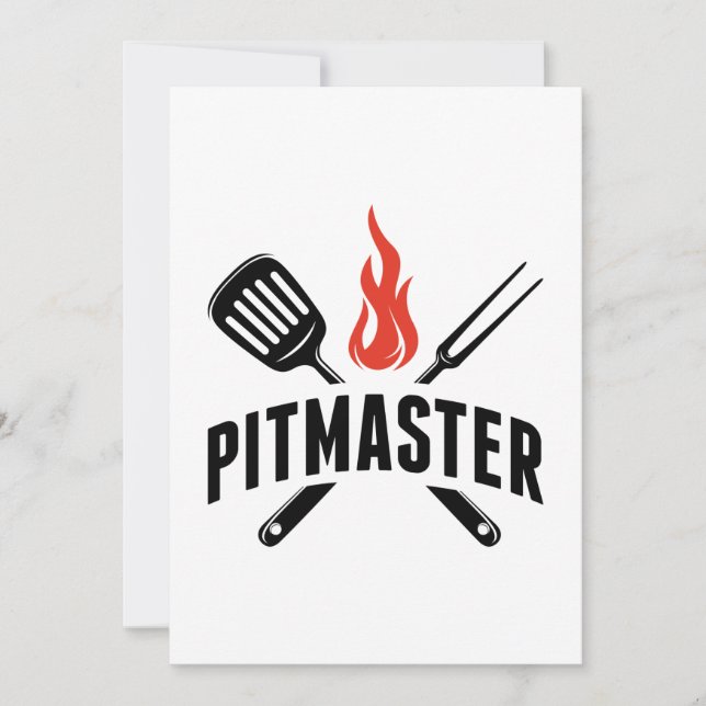 Cartão De Agradecimento Pitmaster (Frente)