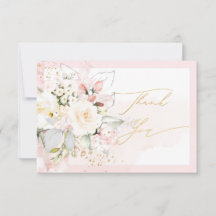 PixDezines H2 Blush Cream Roses Obrigado