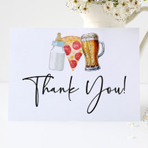 Pizza Brews e Fraldas também! Chá de fraldas