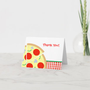 Cartão De Agradecimento Pizza Thank You Note Cards