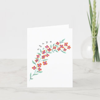 Cartão De Agradecimento Placa Agape