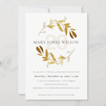 PLACA ANIVERSÁRIA AMARELA DOURADA FAUNA WREATH A Q