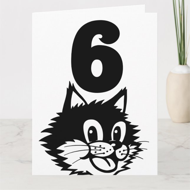 CARTÃO DE AGRADECIMENTO PLACA CAT DE ANIVERSÁRIO (Frente)