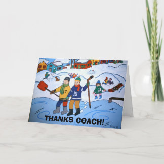 Cartão De Agradecimento Placa COACH para obrigados