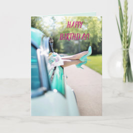 CARTÃO DE AGRADECIMENTO PLACA DE ANIVERSÁRIO DE AR FRESCO PARA ELA