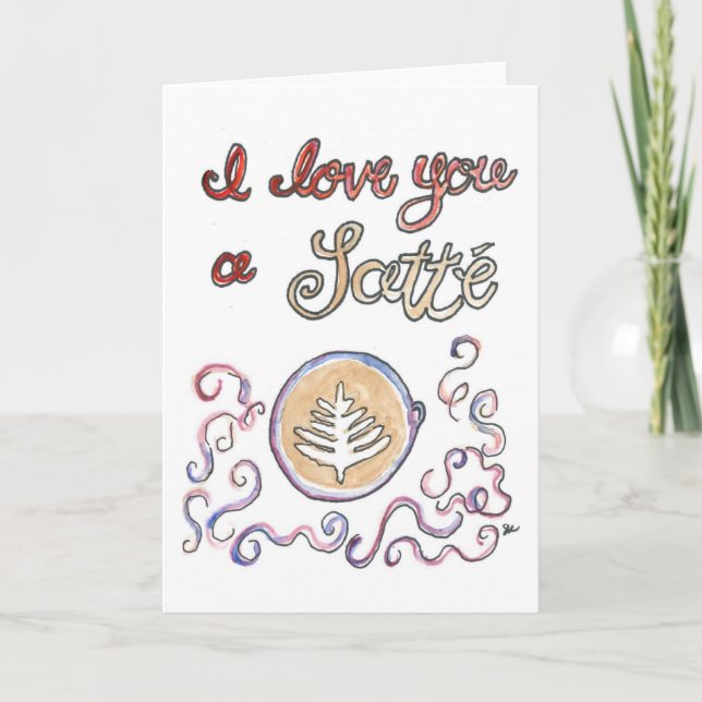 Cartão De Agradecimento Placa de Aquarela (Frente)