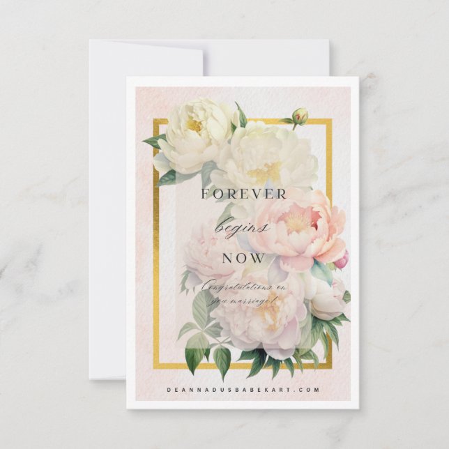 Cartão De Agradecimento Placa de arte de parabéns (Frente)