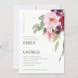 CARTÃO DE AGRADECIMENTO PLACA DE CHÁ FLORAL DE ROSE ROSE DE PINCO MARSALA