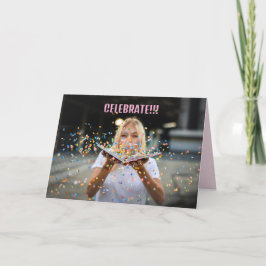 CARTÃO DE AGRADECIMENTO PLACA DE CONCLUSÃO CELEBRADA