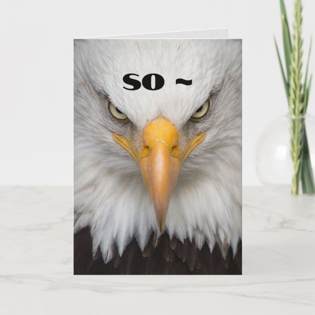 CARTÃO DE AGRADECIMENTO PLACA DE DESCULPAS FIERCE (Frente)