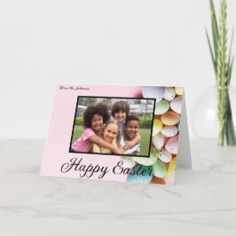 Cartão De Agradecimento Placa de Desejo do felz pascoa