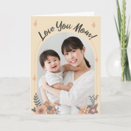 Cartão De Agradecimento Placa de dia de as mães