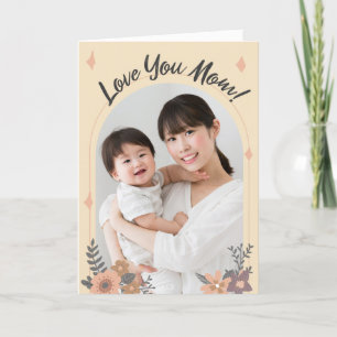 Cartão De Agradecimento Placa de dia de as mães