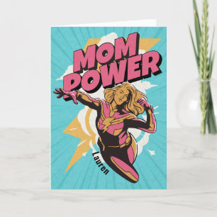 Cartão De Agradecimento Placa de Dia de as mães Personalizada de Energia M