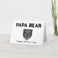 *~* Placa de Dia de os pais de fotografia BEAR PAP