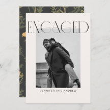 Placa de Festa de noivado Modern Boho