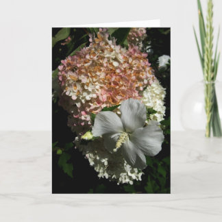 Cartão De Agradecimento Placa de Flores Mistas de vazio-1